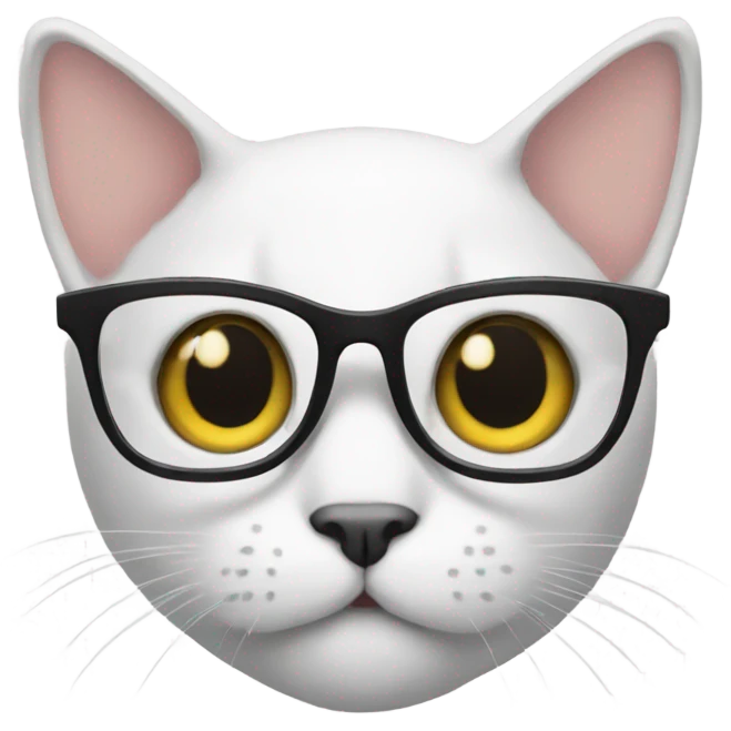cat with glasses emoji