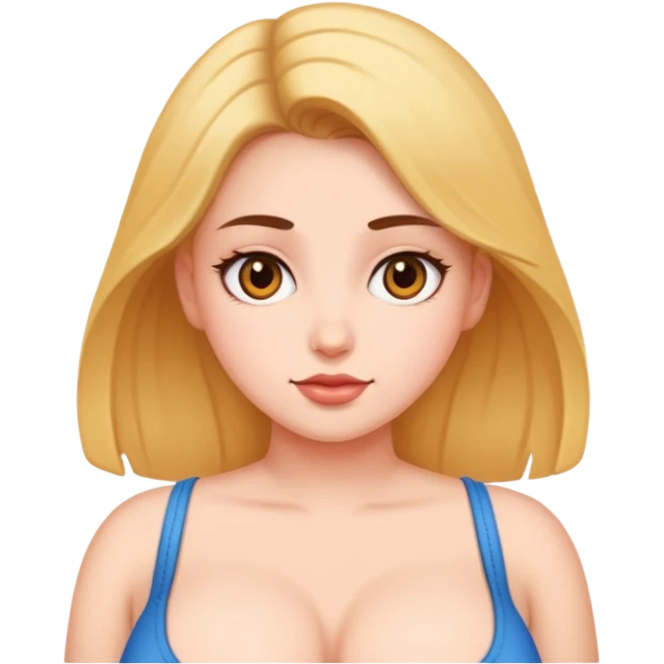 Девушка с большой грудью emoji