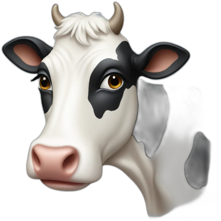 dairy cow vet emoji