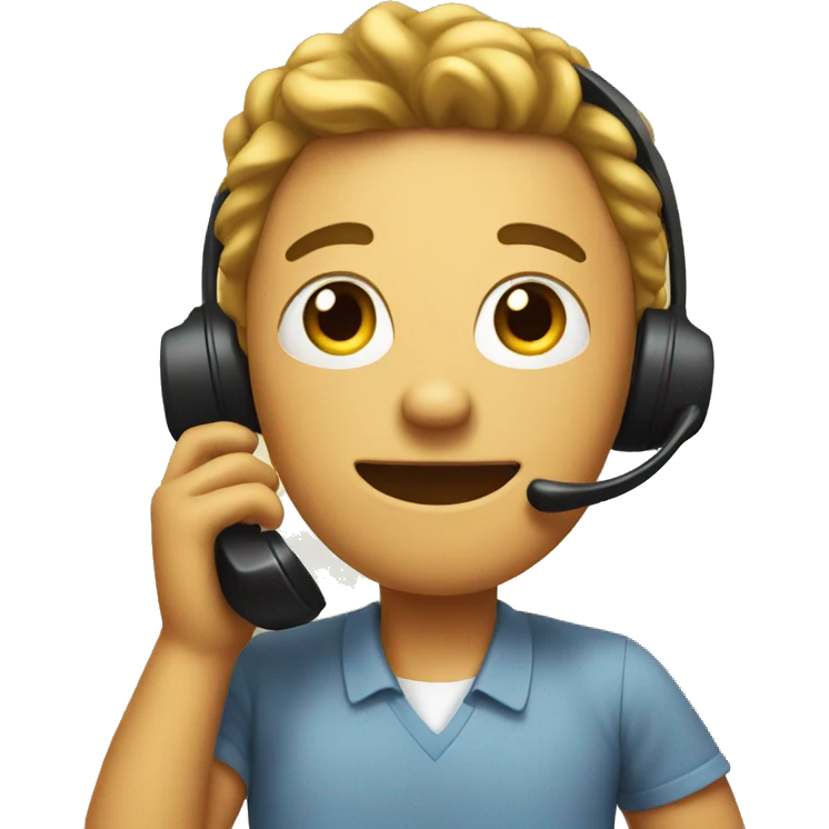 Emoji talking on the phone emoji