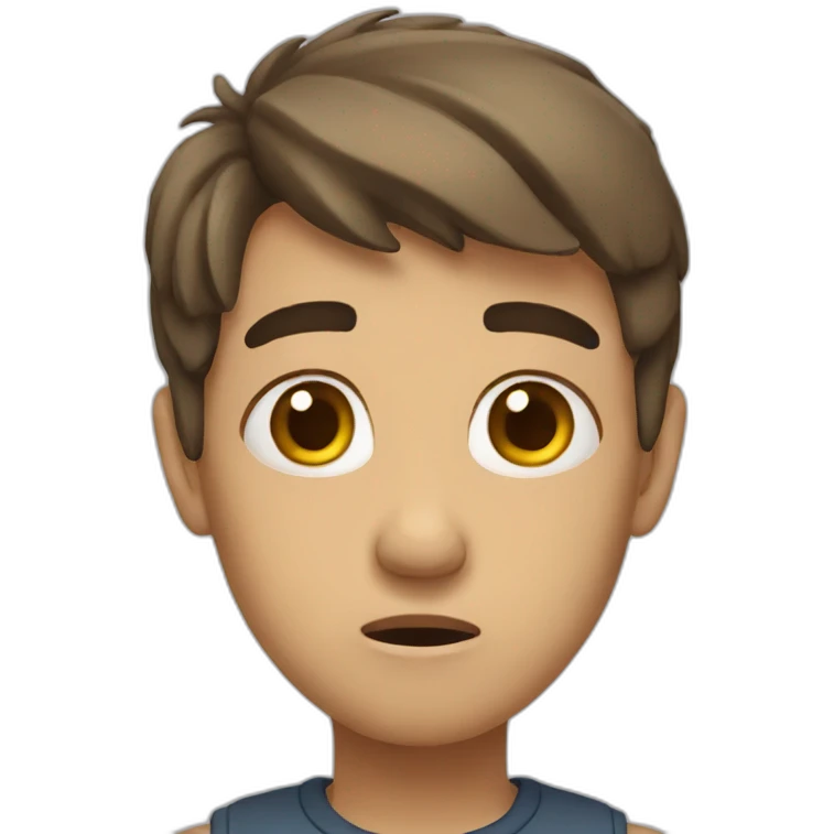 Worry emoji