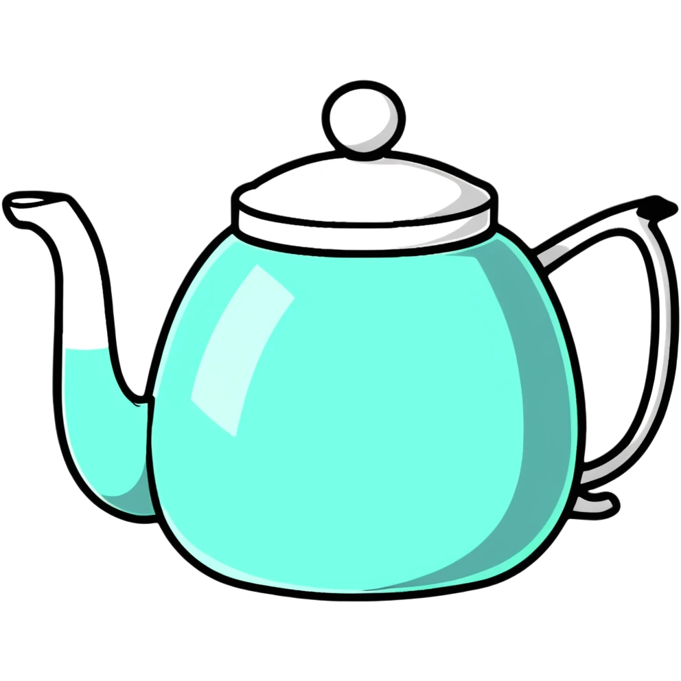 cute pastel pink teapot emoji