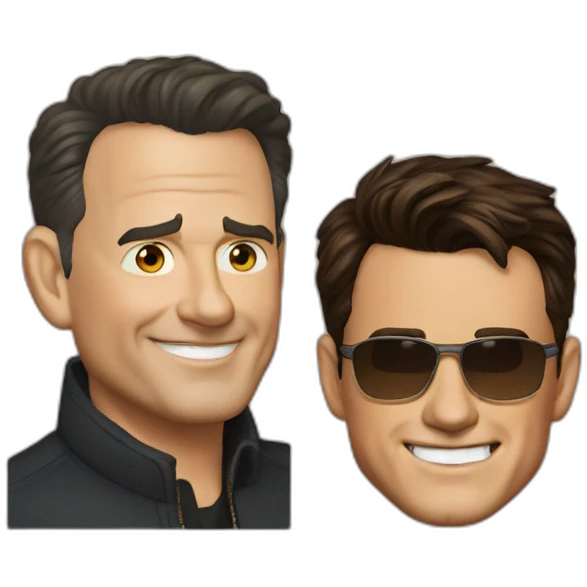 tom hanks and tom cruise mix emoji
