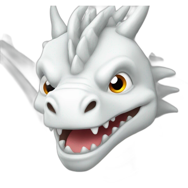 White dragon emoji