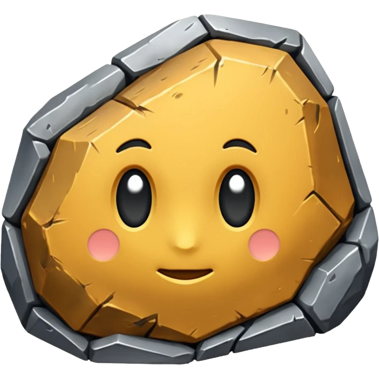 generate realistic aluminum ore emoji