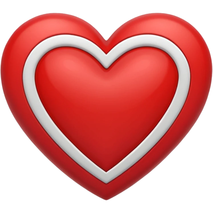 Adidas stripes heart emoji