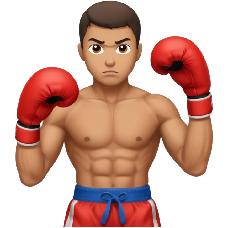 Kick boxer emoji