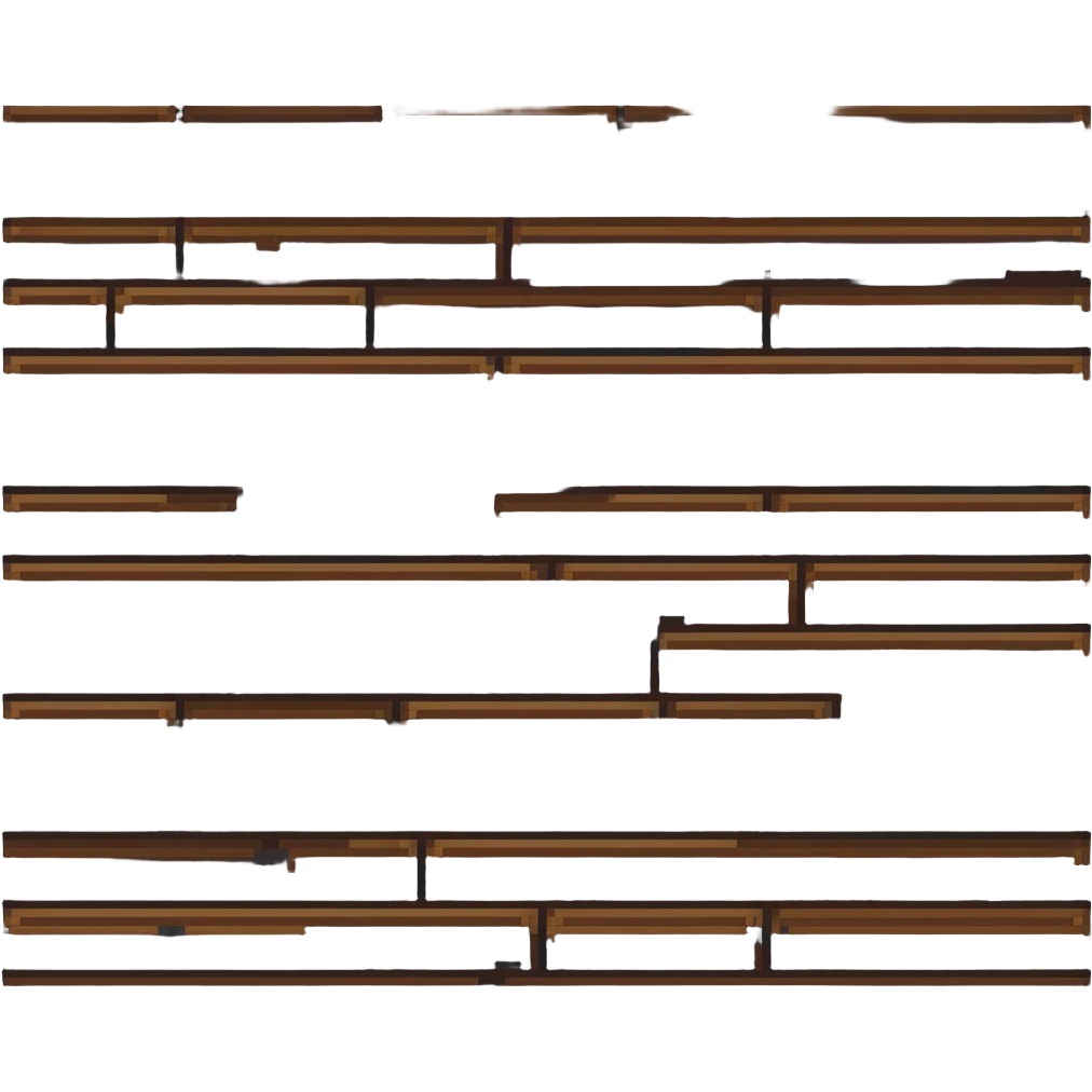 wooden platform tile for ninja game emoji