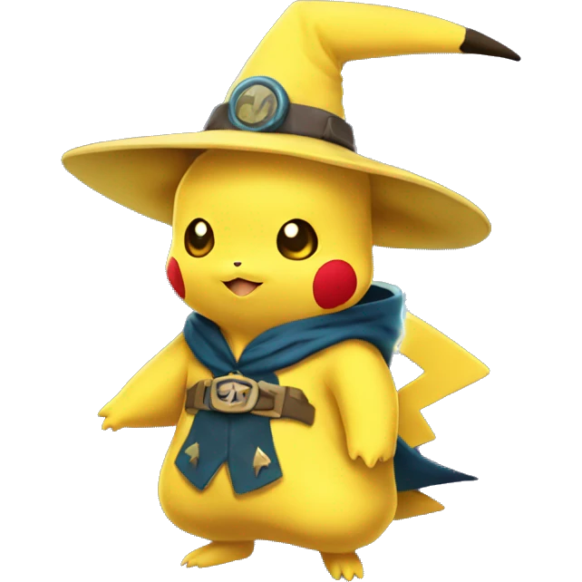 pikachu mage outfit with wording "prof. GOOOO" emoji