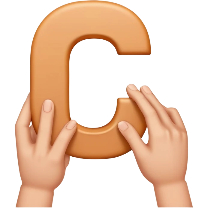 A hand making the letter c emoji