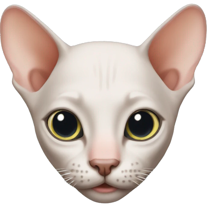 Hairless cat emoji