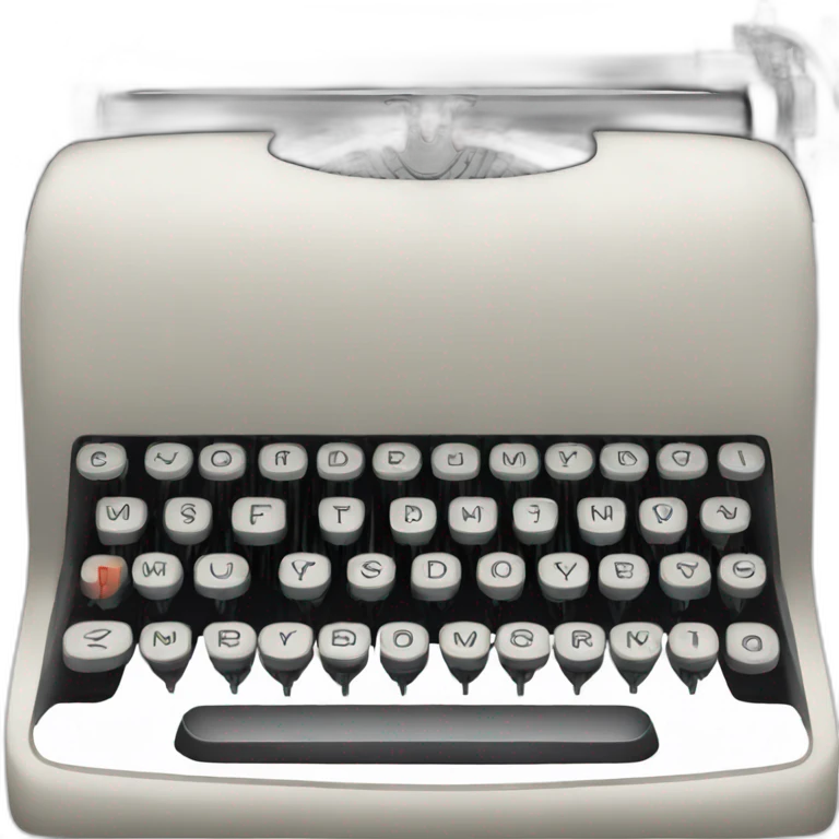 typewriter emoji
