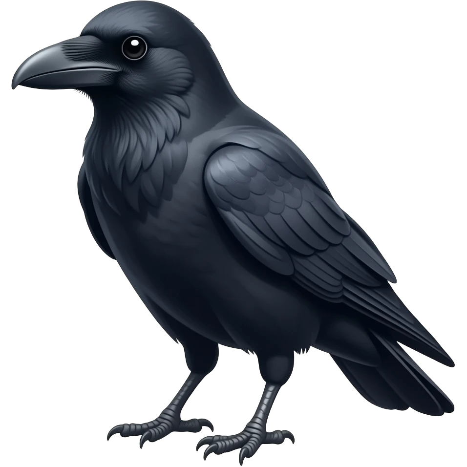 Crow emoji
