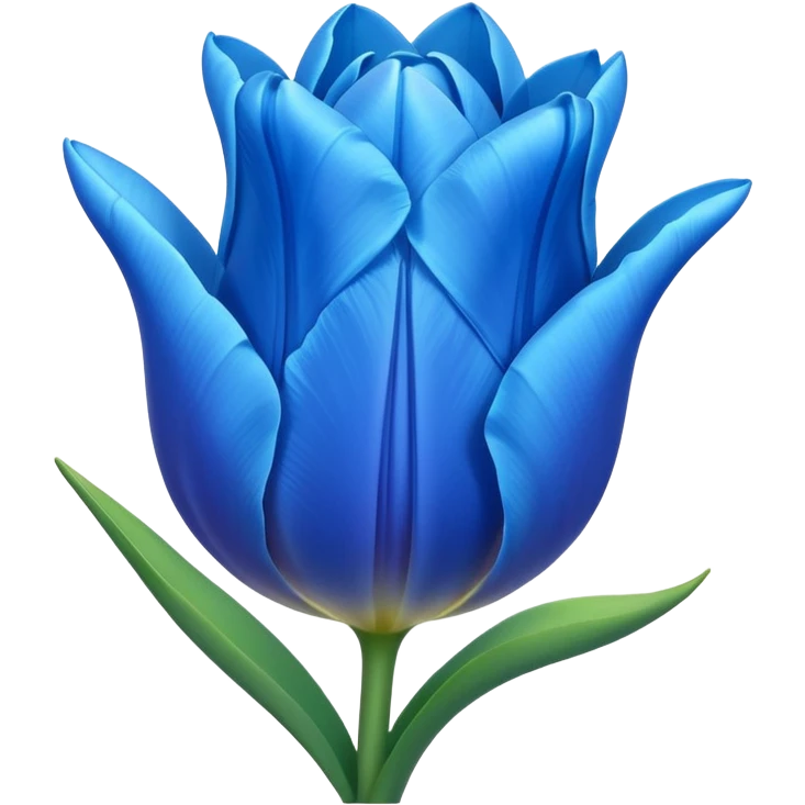 uma tulipa azul emoji