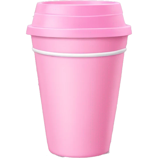 Pink cup emoji