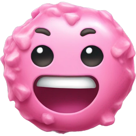 Pink Gum Object emoji