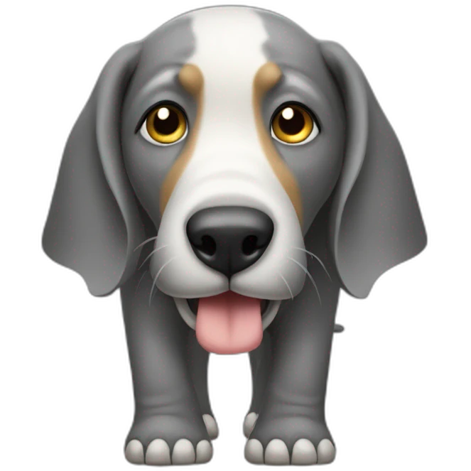 chien sur elephant emoji