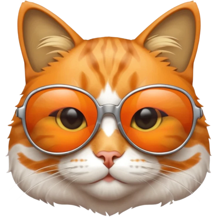 Cat wearing sunglasses emoji