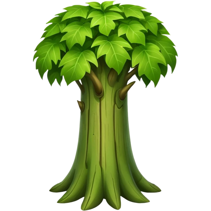 Giant stem plant big like a trunk emoji