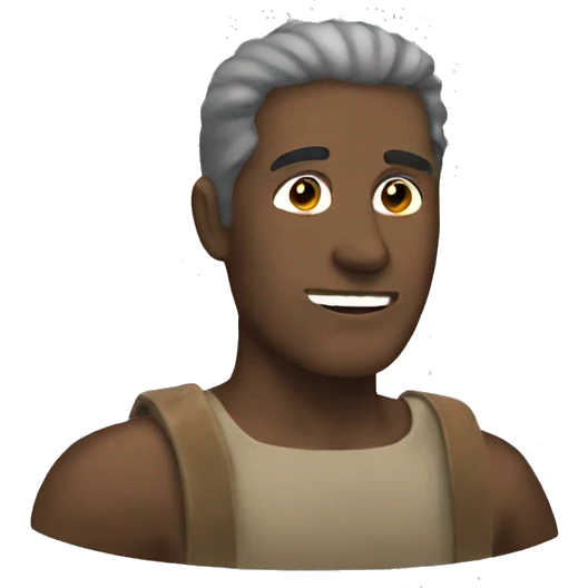 man with titan marks  emoji