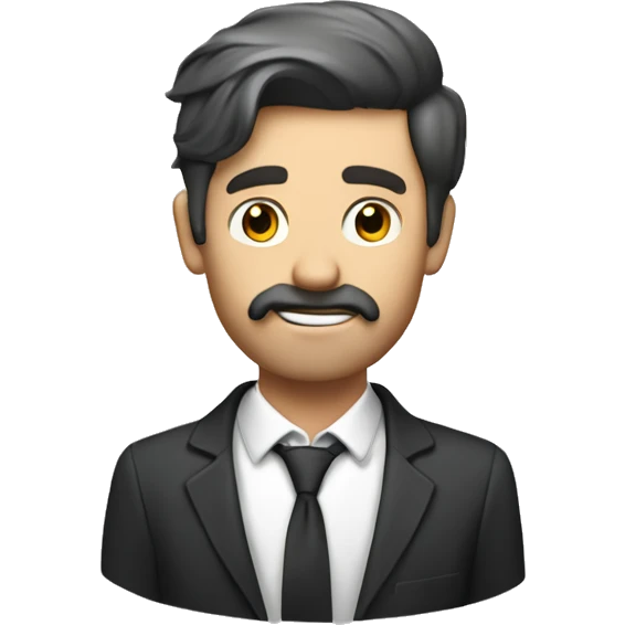 un emoji masculin avec barbichette avec des billets qui tombe emoji