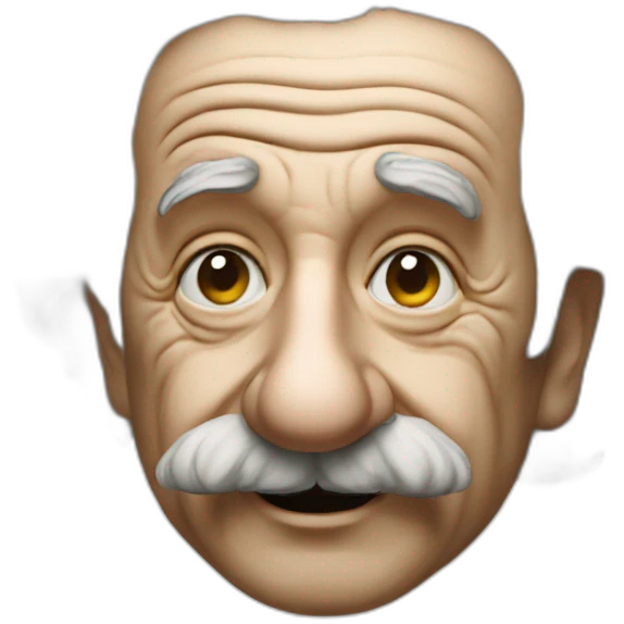 Albert Einstein qui fume emoji