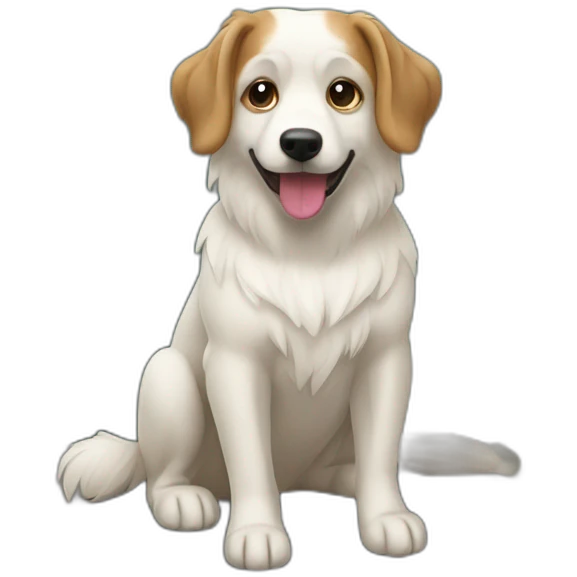 Dog MONTAGNÉ des Pyrénées  emoji