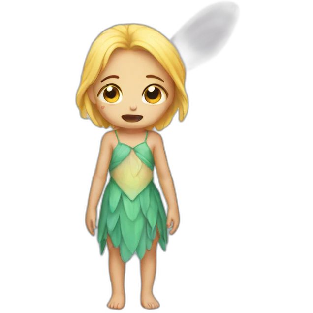 Crying fairy emoji