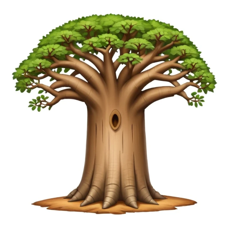 Baobab tree emoji