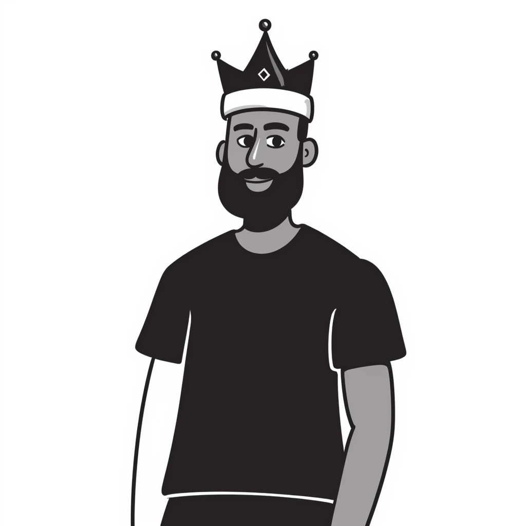 LeBron James with a crown, known as King James emoji