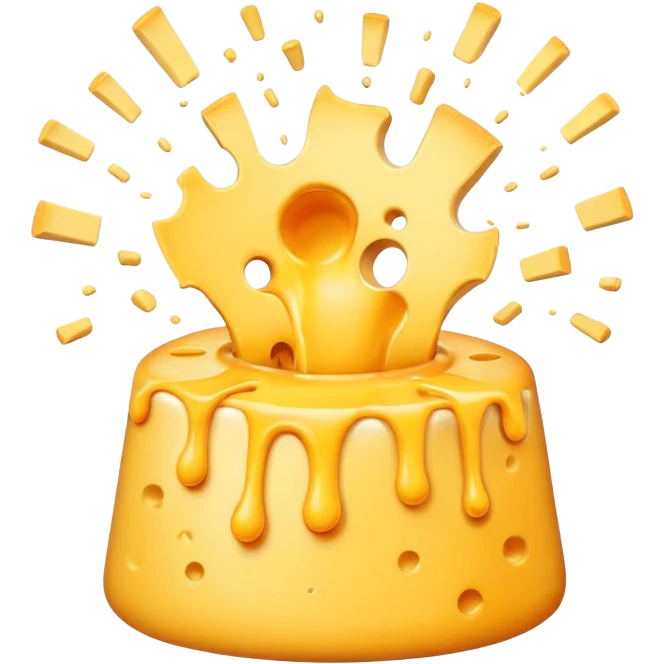 Bang cheese boom emoji