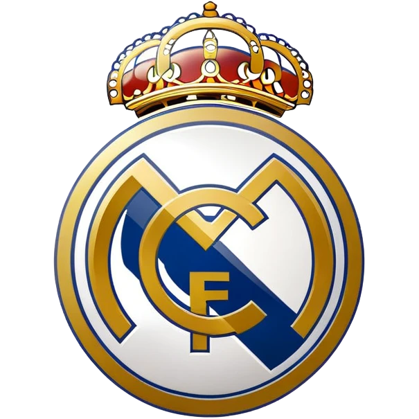 Real Madrid football club logo emoji