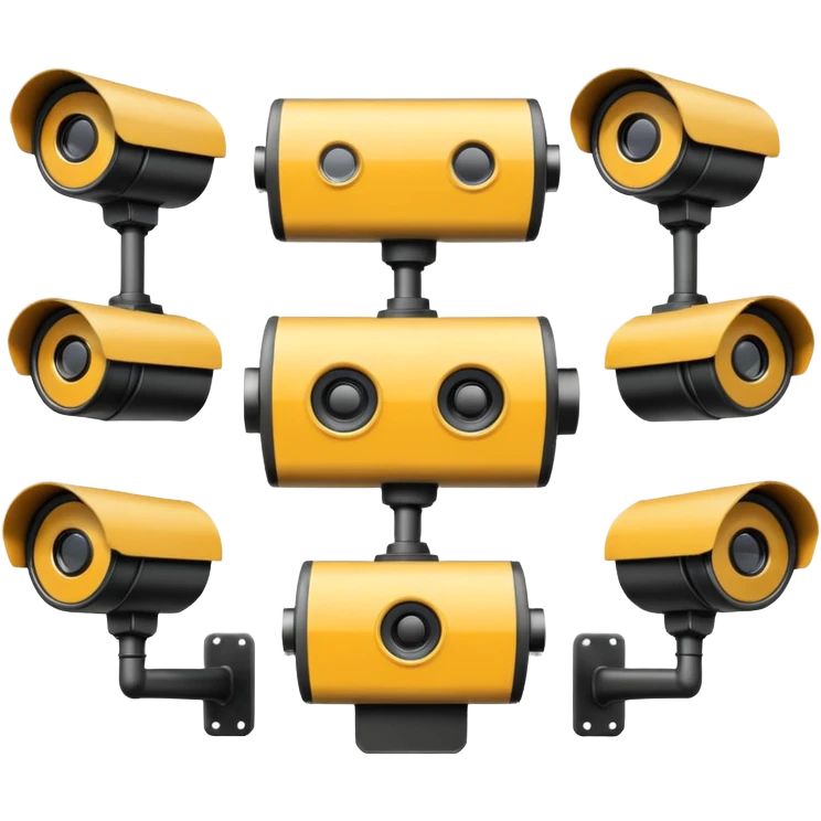 Circle of CCTV from above emoji