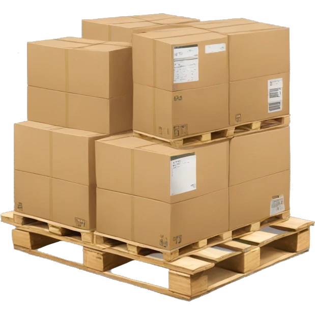 Pallet with 6 boxes emoji