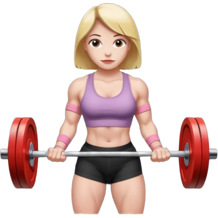 Deadlift woman emoji