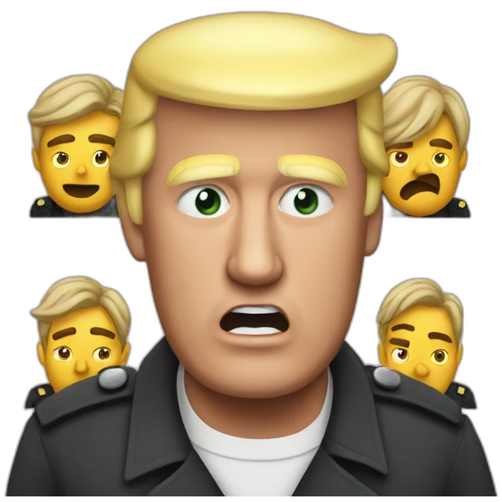 trump-getting-arrested emoji