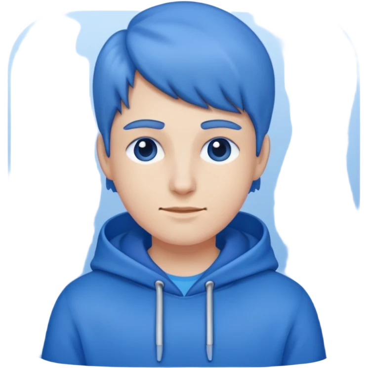 Blauer h7nd emoji