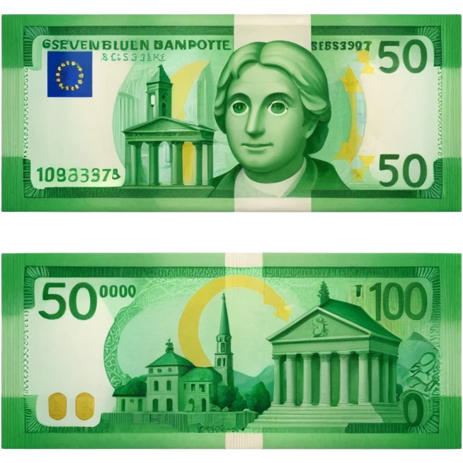 banconota euro emoji