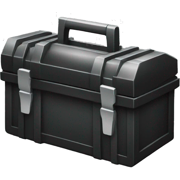 black toolbox emoji