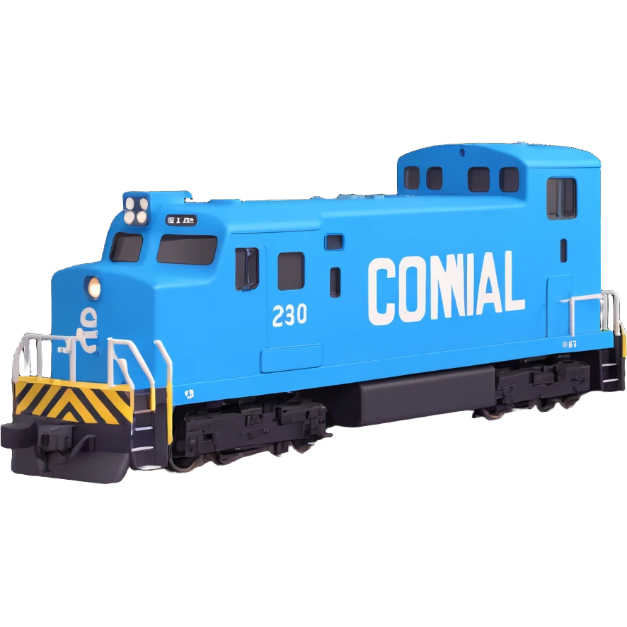 Conrail electric boxy locomotive emoji