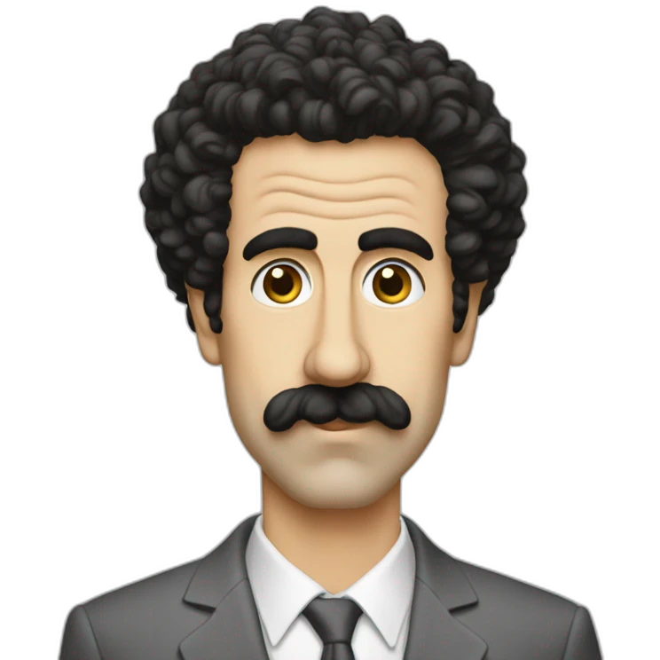 borat clipping emoji