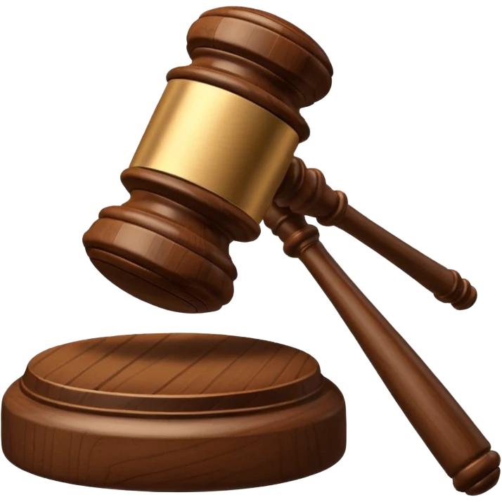 judge's gavel gree emoji