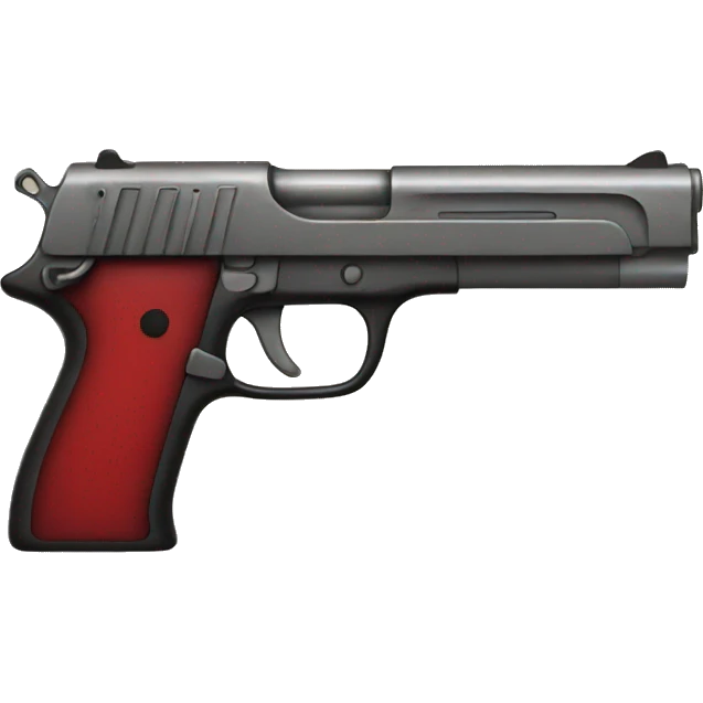 red pistol emoji