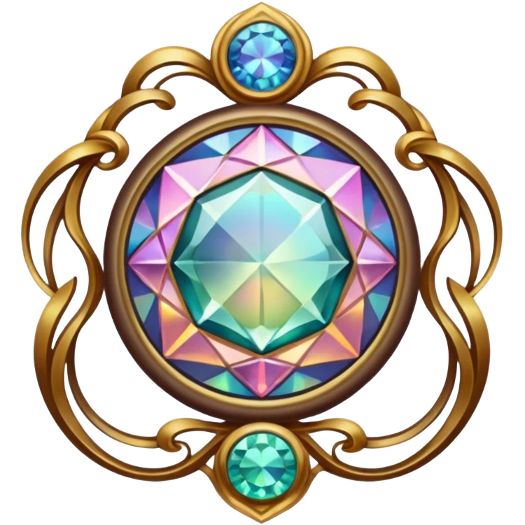 Art nouveau materia gem emoji