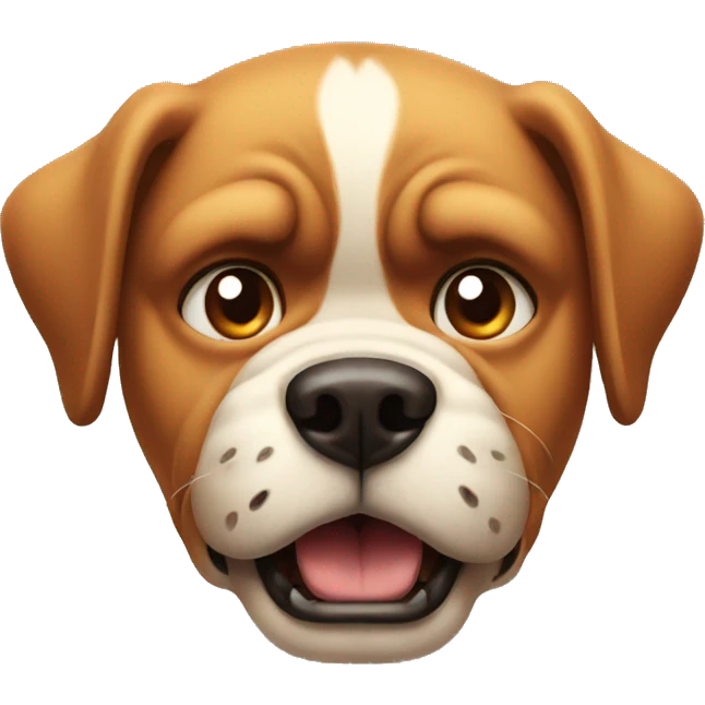 Angry dog emoji