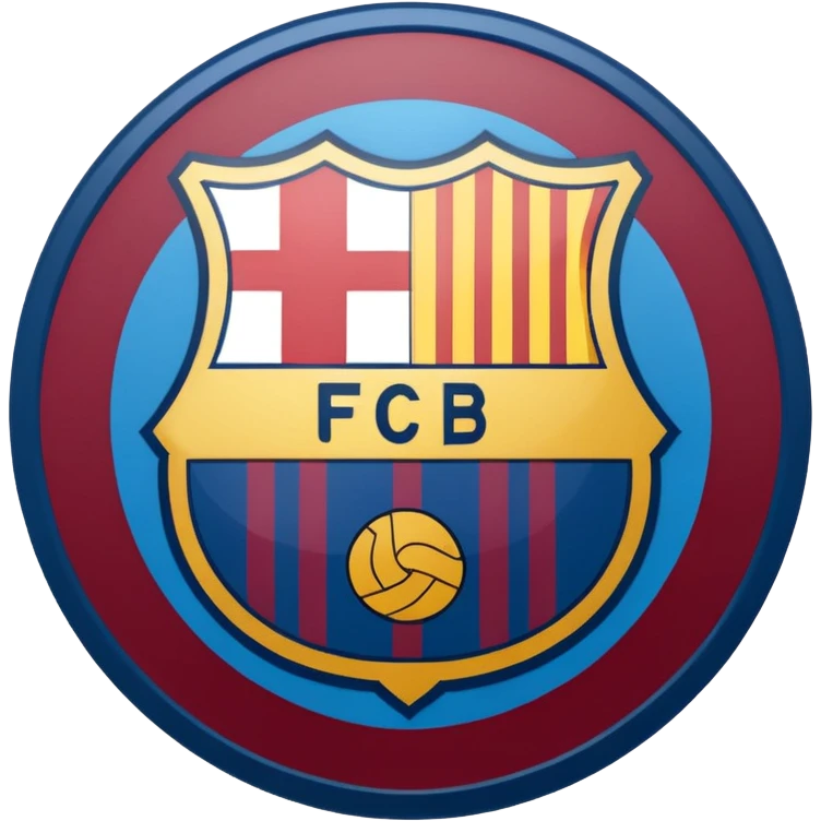 FCBarca logo  emoji