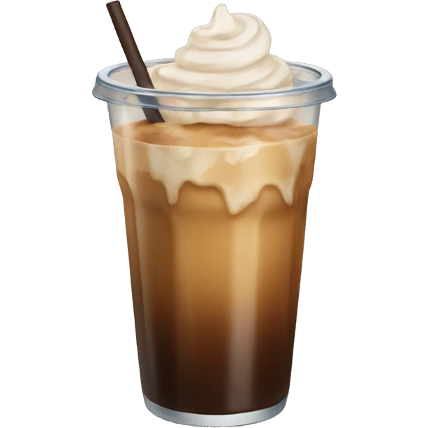 Iced coffee emoji