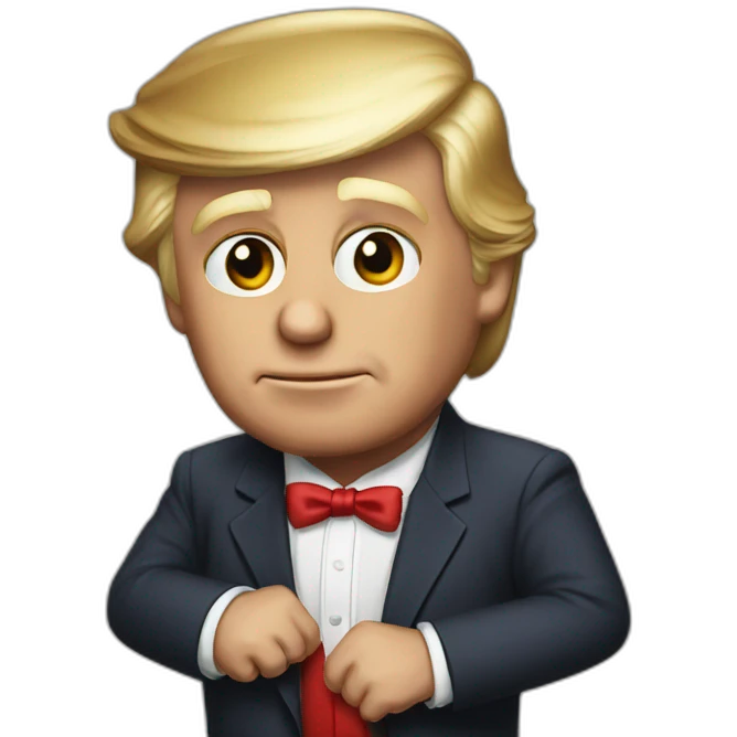donald trump playing gam emoji