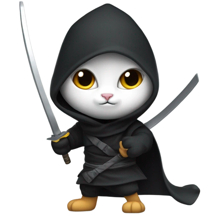 Gato ninja emoji
