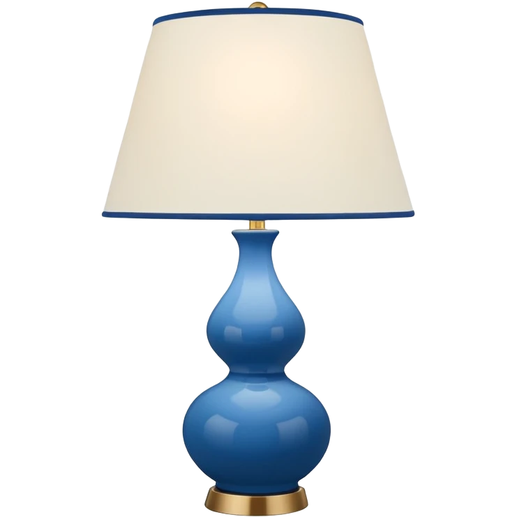 blue table lamp  emoji